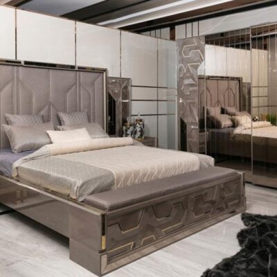 Gustora Collection Luxury Bedroom, Bed and Wardrobe