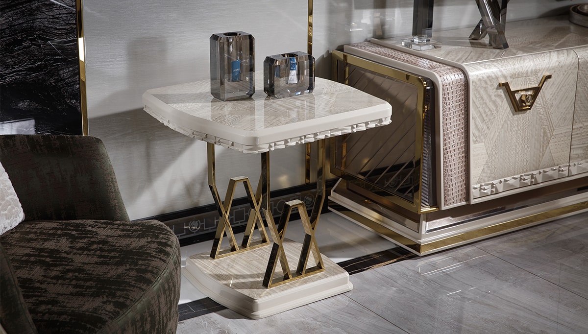 Tudora Collection Modern Luxury High-end Design Side Table