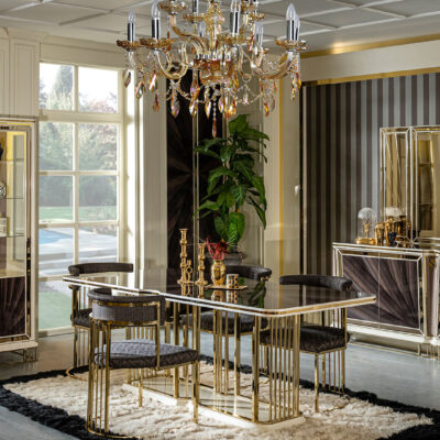 Bugatti Luxury Dining Room Wide Angle