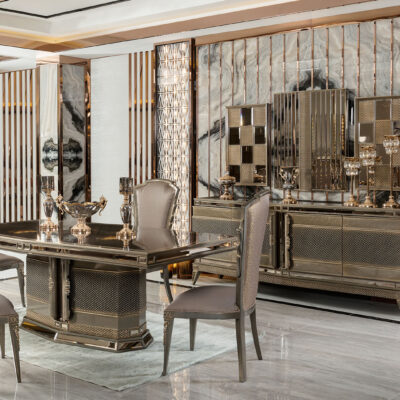 Lavena Art Deco Dining Room Wide Angle